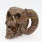 Preview: Skull Horned Damon Bamboo Stone